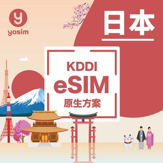 【日本eSIM】総量プラン：日本最大手の通信会社ドコモとソフトバンクの高速インターネットアクセスが3～30日間使い放題。