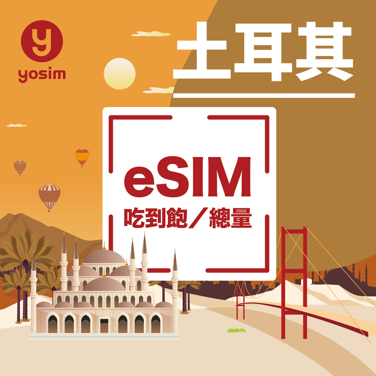 土耳其 eSIM 上網卡 - 支援 AVEA Vodafone Turkcell 三大電信業者